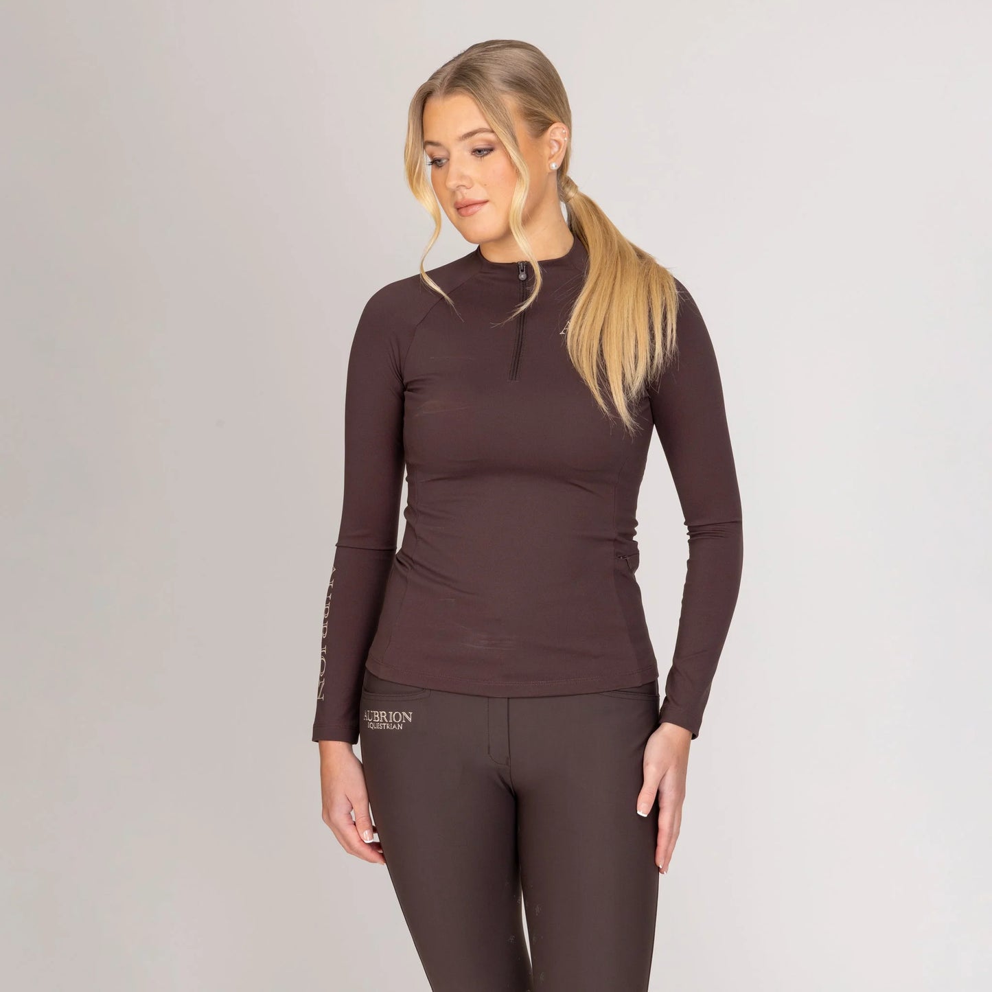 Shires Aubrion Winter Long Sleeve Equestrian Riding Base Layer - Multiple Sizes
