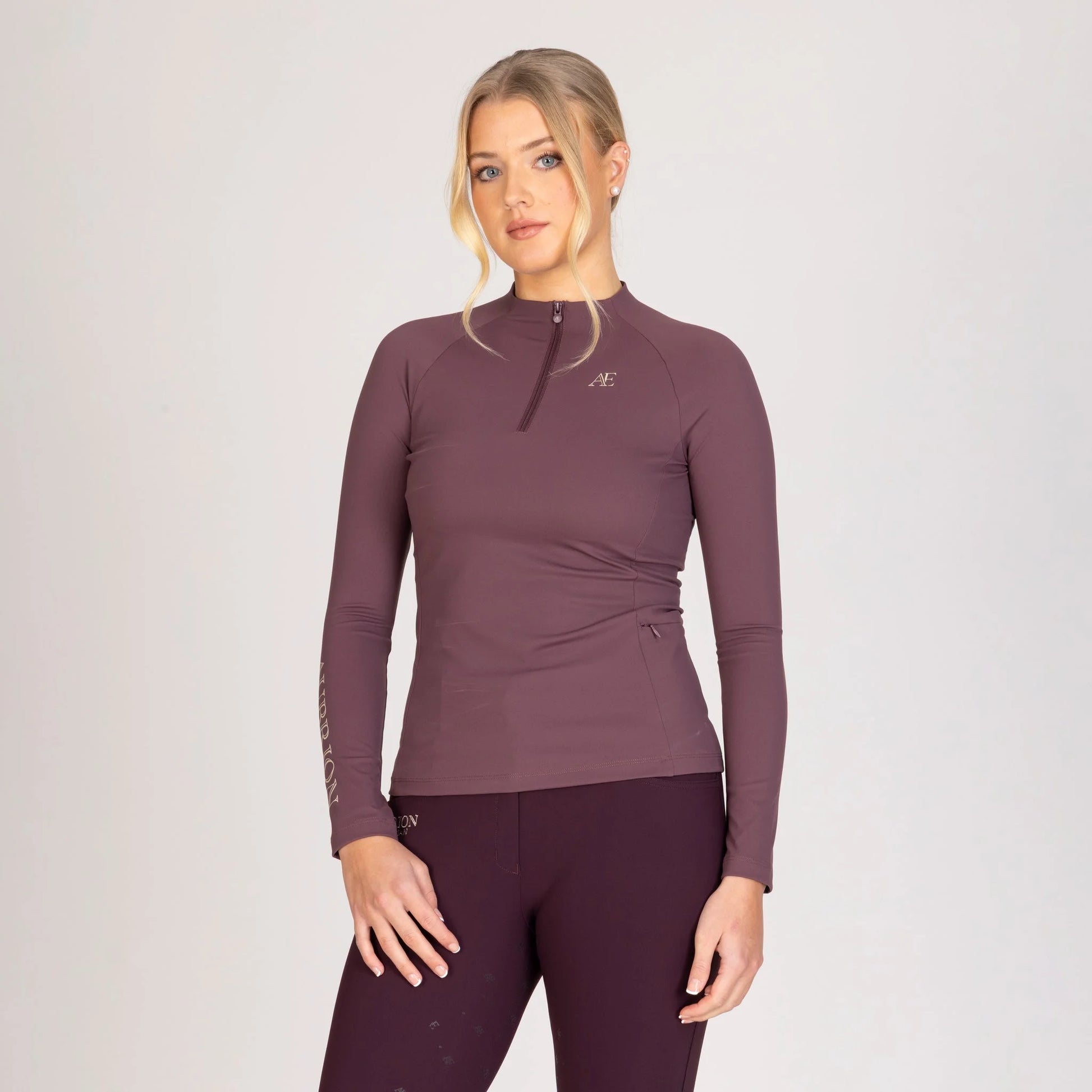 Shires Aubrion Winter Long Sleeve Equestrian Riding Base Layer - Multiple Sizes