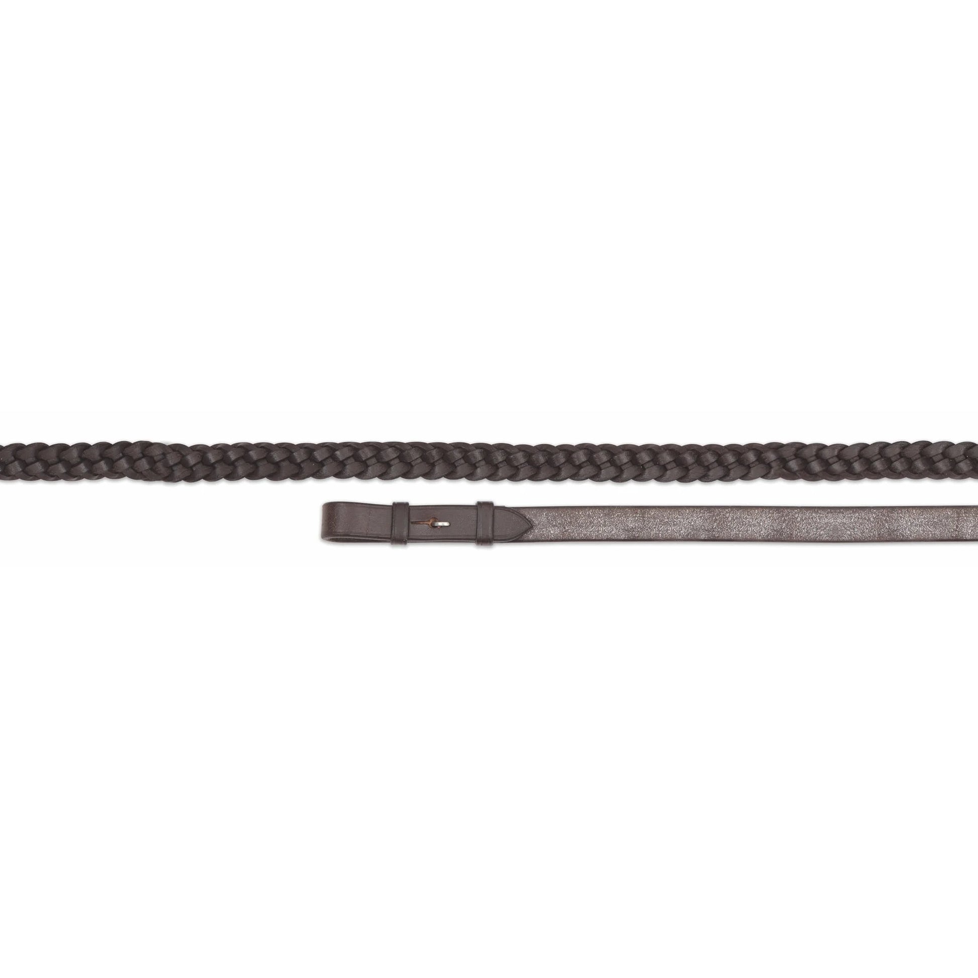 Shires Avignon Leather Draw Reins - Premium Quality Training Aid for Improved Horse Collection and Flexion