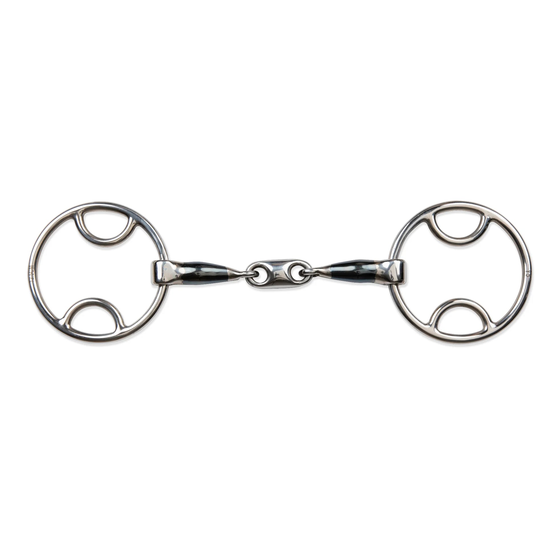 Shires Blue Sweet Iron Beval Bit with Lozenge Mouthpiece - Multiple Sizes