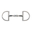Shires Blue Sweet Iron French Link Hunter Dee Bit - Promotes Salivation - Multiple Sizes