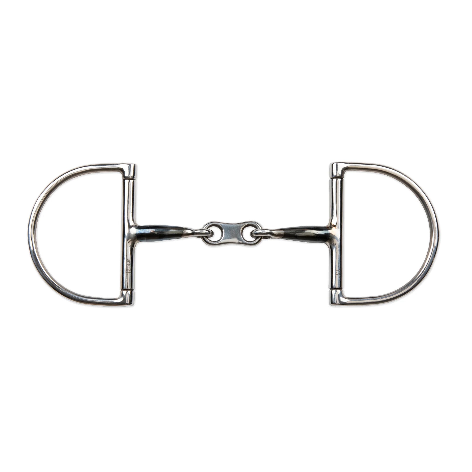 Shires Blue Sweet Iron French Link Hunter Dee Bit - Promotes Salivation - Multiple Sizes