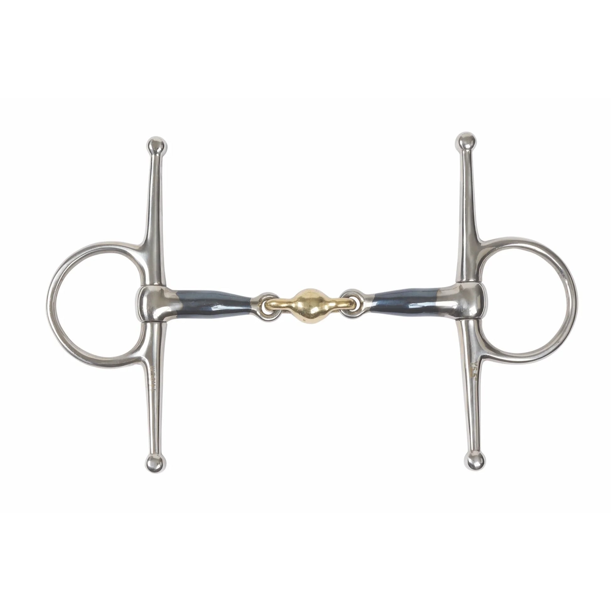Shires Blue Sweet Iron Full Cheek Horse Bit with Lozenge Mouthpiece - Multiple Sizes