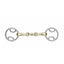 Shires Brass Alloy Bevel Bit With Lozenge - Gentle Control Horse Training Bit - Multiple Sizes