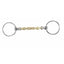 Shires Brass Alloy Loose Ring Waterford Snaffle Horse Bit - Multiple Sizes