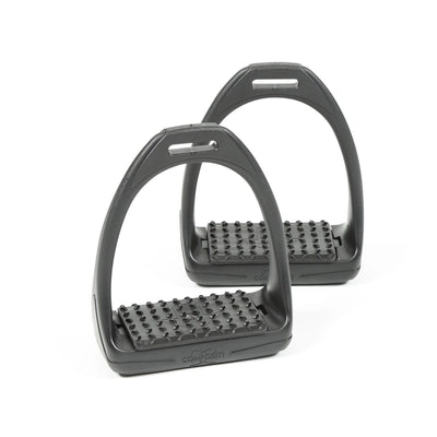 Shires Compositi Reflex Stirrups - Lightweight Shock-Absorbing Wide Tread - 4.75"