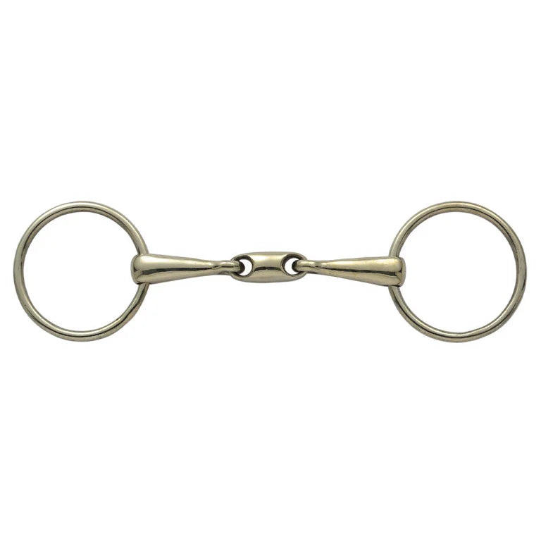 Shires Copper Alloy French Link Training Horse Bit - 18mm Mouthpiece Thickness
