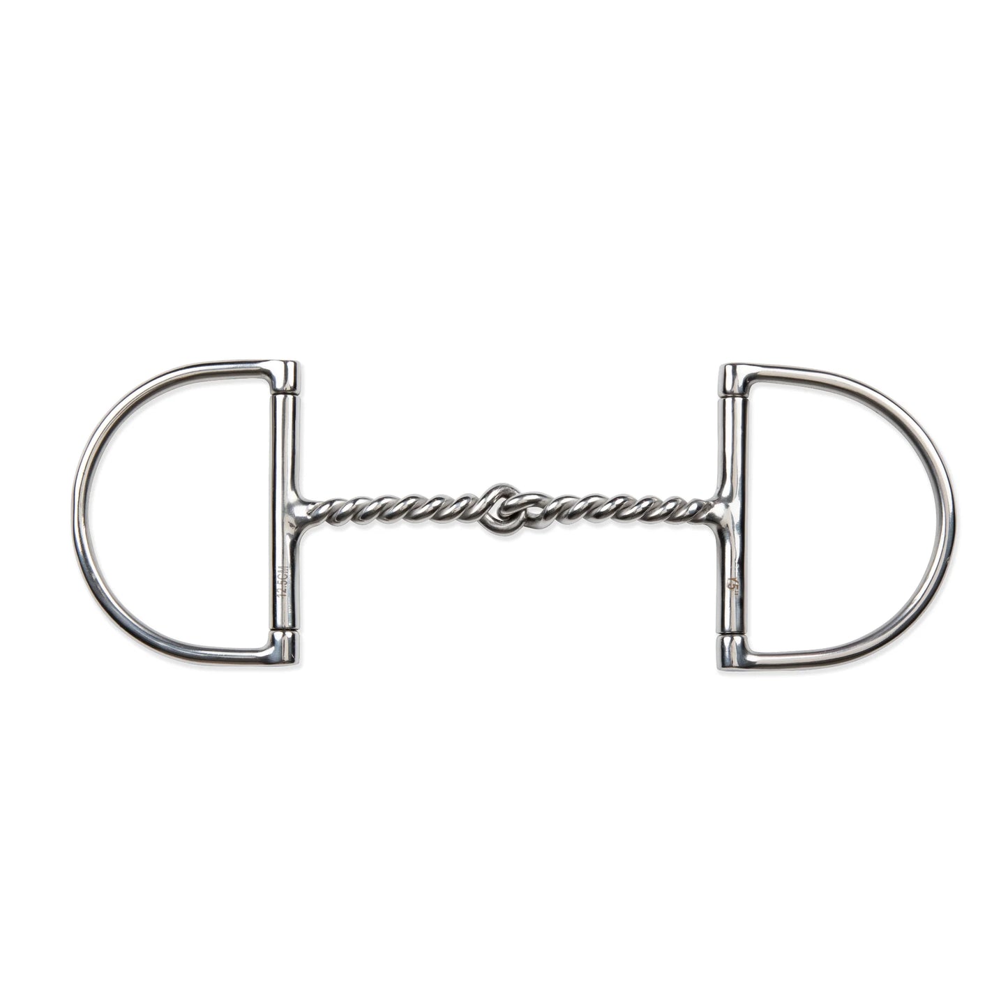 Shires Curved Hunter Dee Bit with Twisted Wire Mouthpiece - Stainless Steel - Multiple Sizes 800365.5