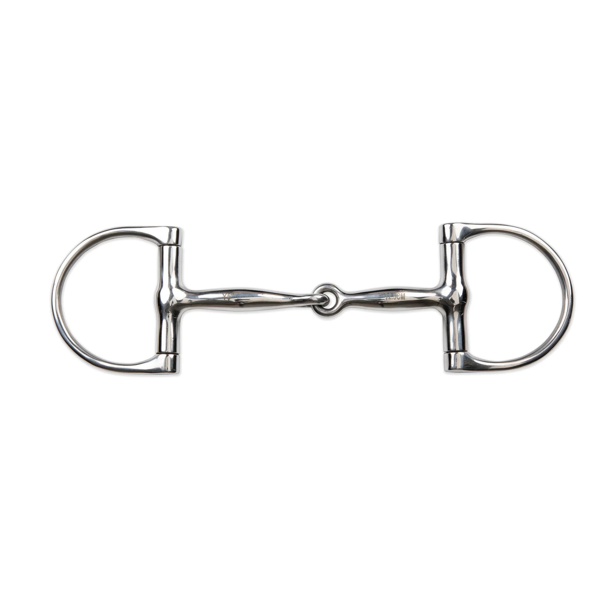Shires Dee Ring Snaffle Horse Bit - Stainless Steel - Multiple Sizes Available