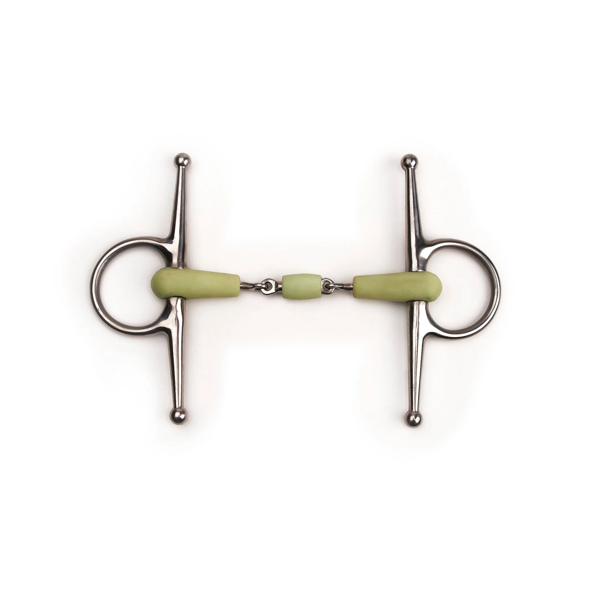 Shires Equikind Full Cheek Bit with Peanut Link - Stainless Steel - Multiple Sizes 800005.5