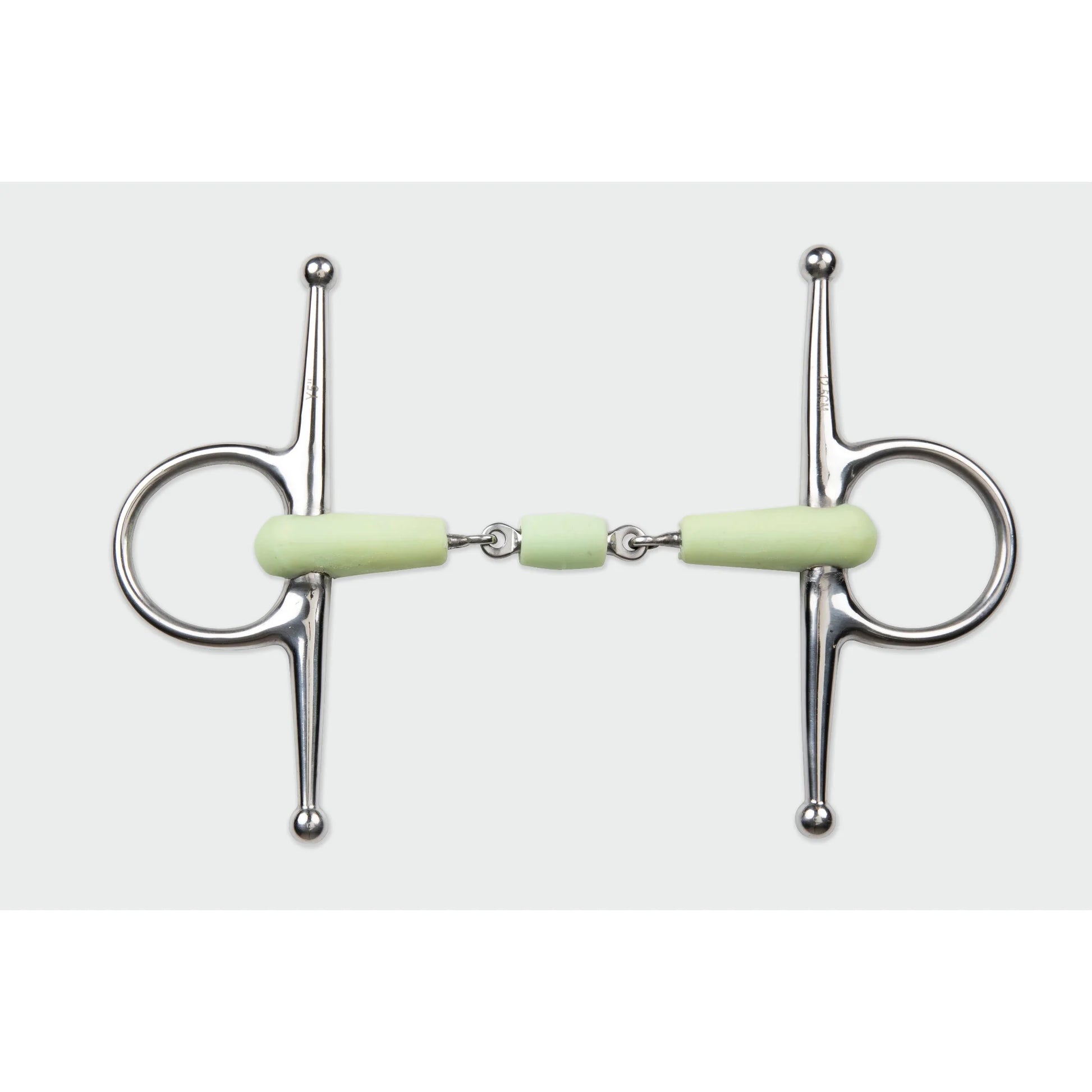 Shires Equikind Full Cheek Double Jointed Roller Bit - Stainless Steel - Multiple Sizes 800546