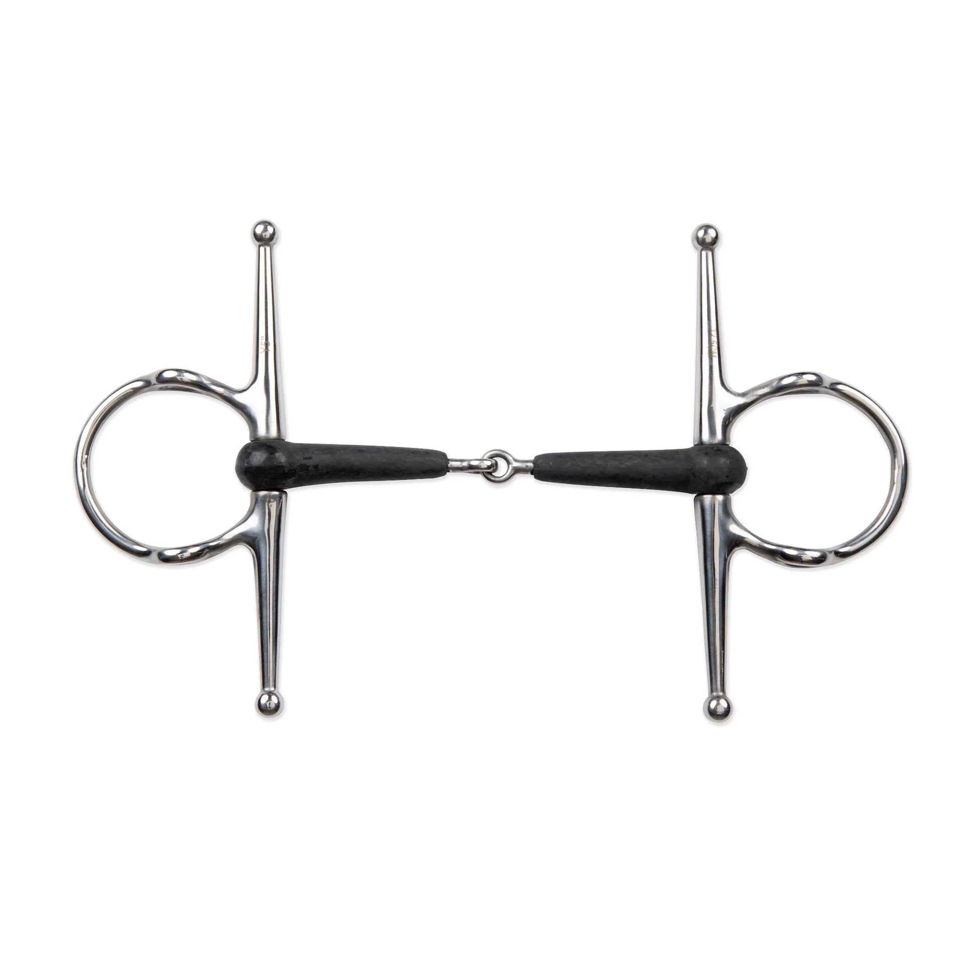 Shires Equikind+ Full Cheek Gag Bit - Stainless Steel & Gentle Synthetic Mouthpiece