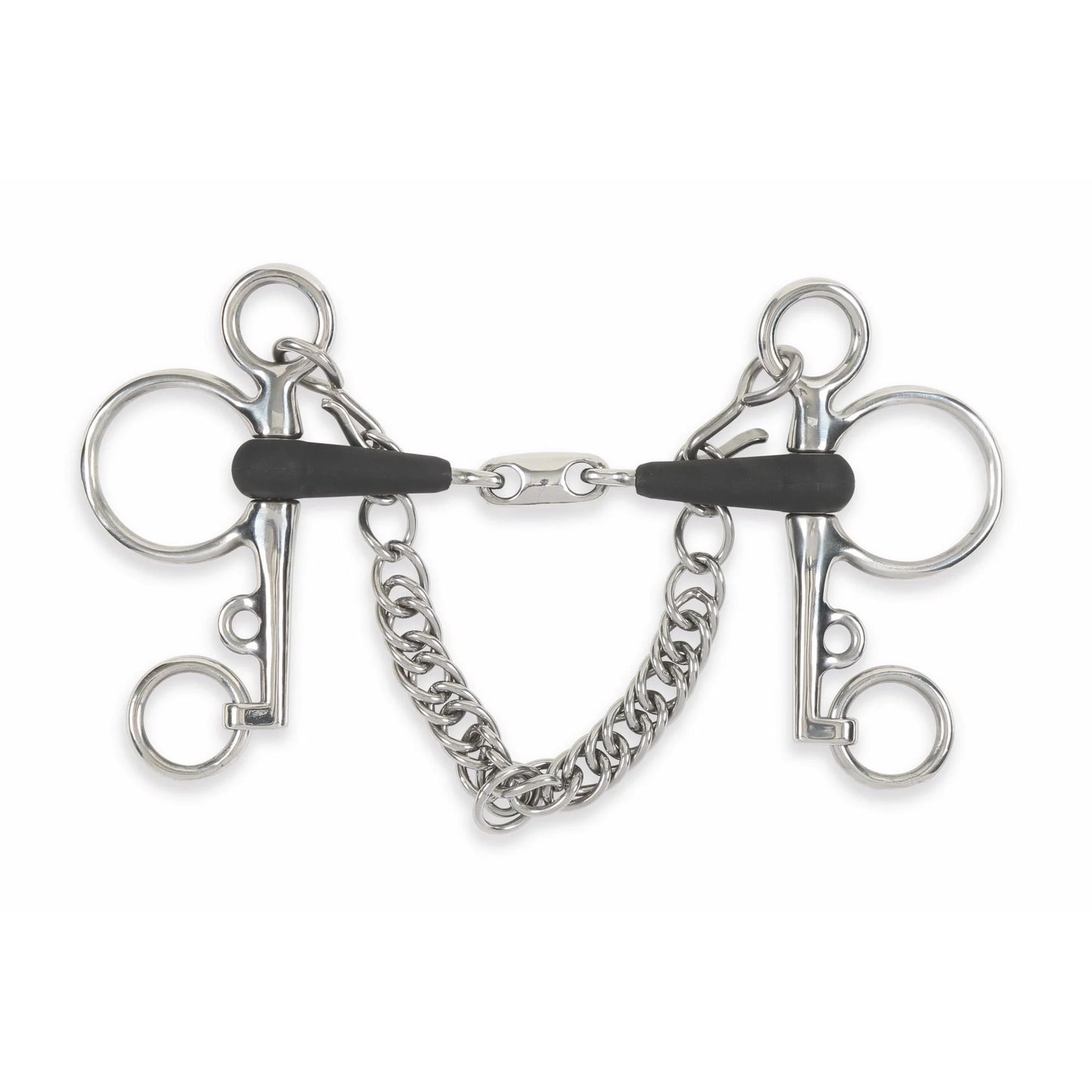 Shires Equikind+ Peanut Link Pelham Horse Bit - Synthetic Apple Scented Mouthpiece