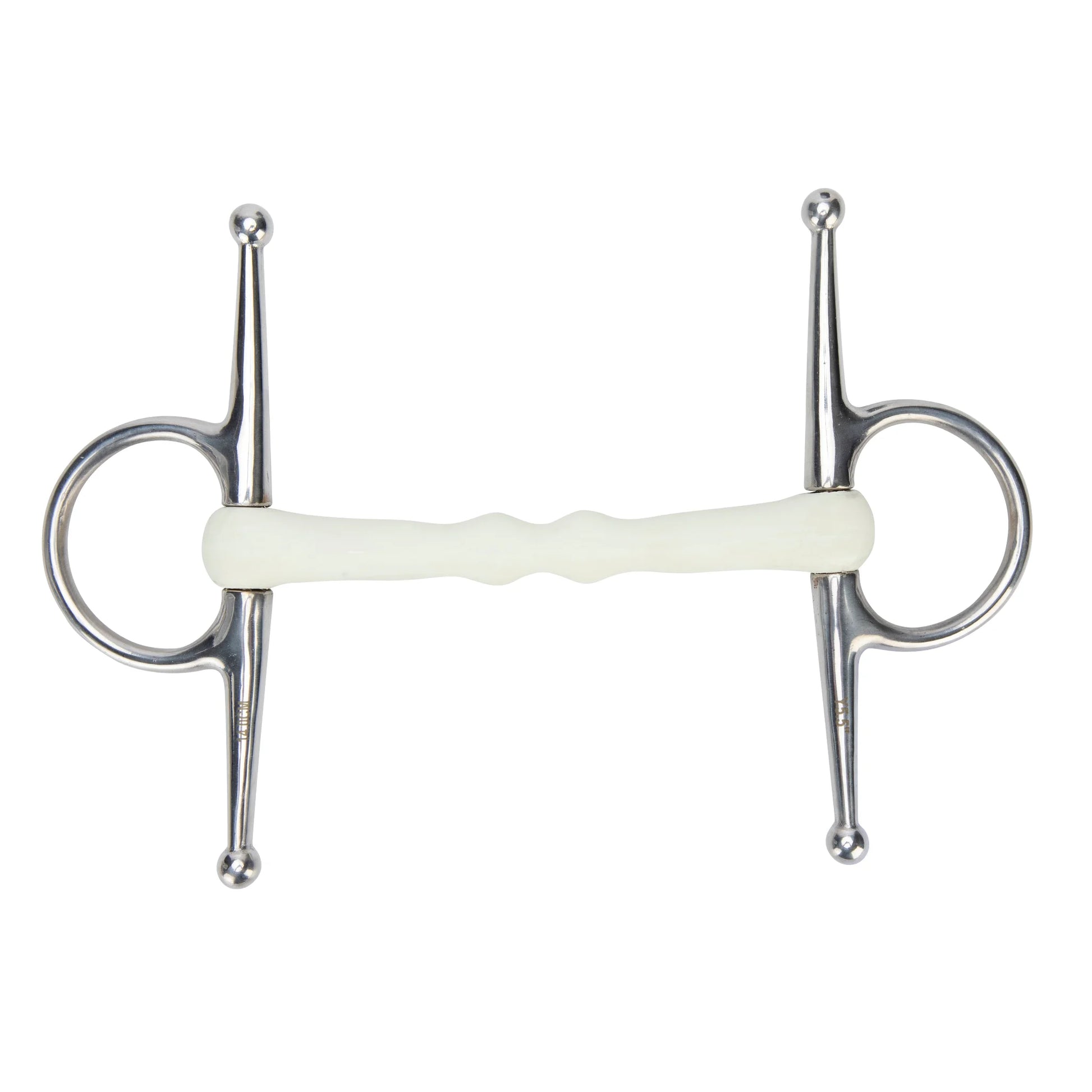 Shires Equikind Softie Full Cheek Mullen Mouth Bit - Gentle Synthetic Mouthpiece - Multiple Sizes