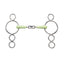 Shires Equikind Three Ring French Link Gag Horse Bit - Stainless Steel - Multiple Sizes 800625.5