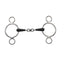 Shires Equikind+ Two Ring French Link Gag Horse Bit - Synthetic Mouthpiece - Multiple Sizes