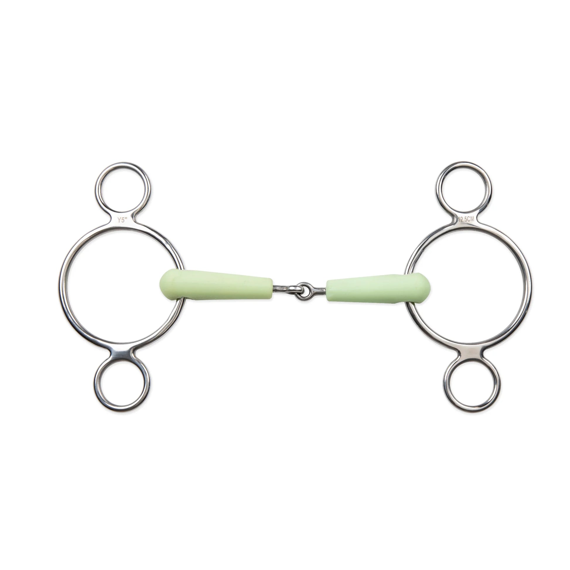 Shires Equikind Two Ring Jointed Gag Bit - Stainless Steel - Multiple Sizes