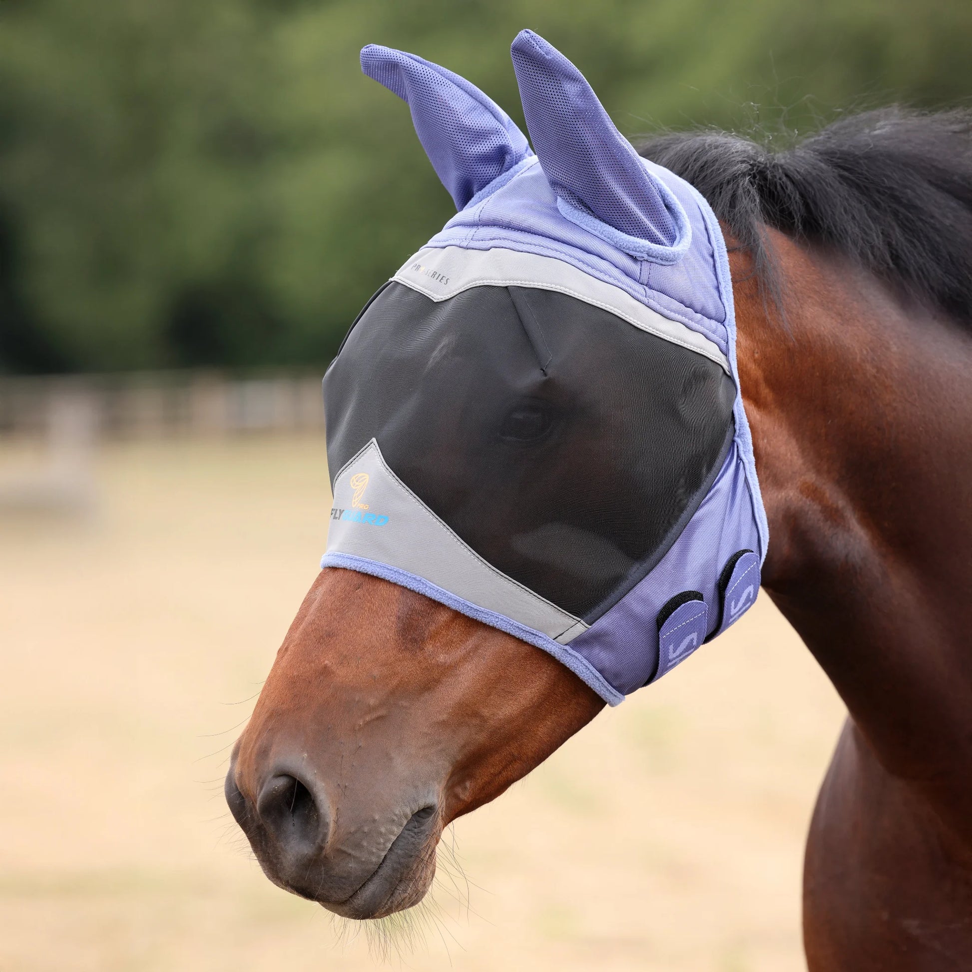 Shires FlyGuard Pro Fine Mesh Horse Fly Mask - UV Protection - Multiple Sizes