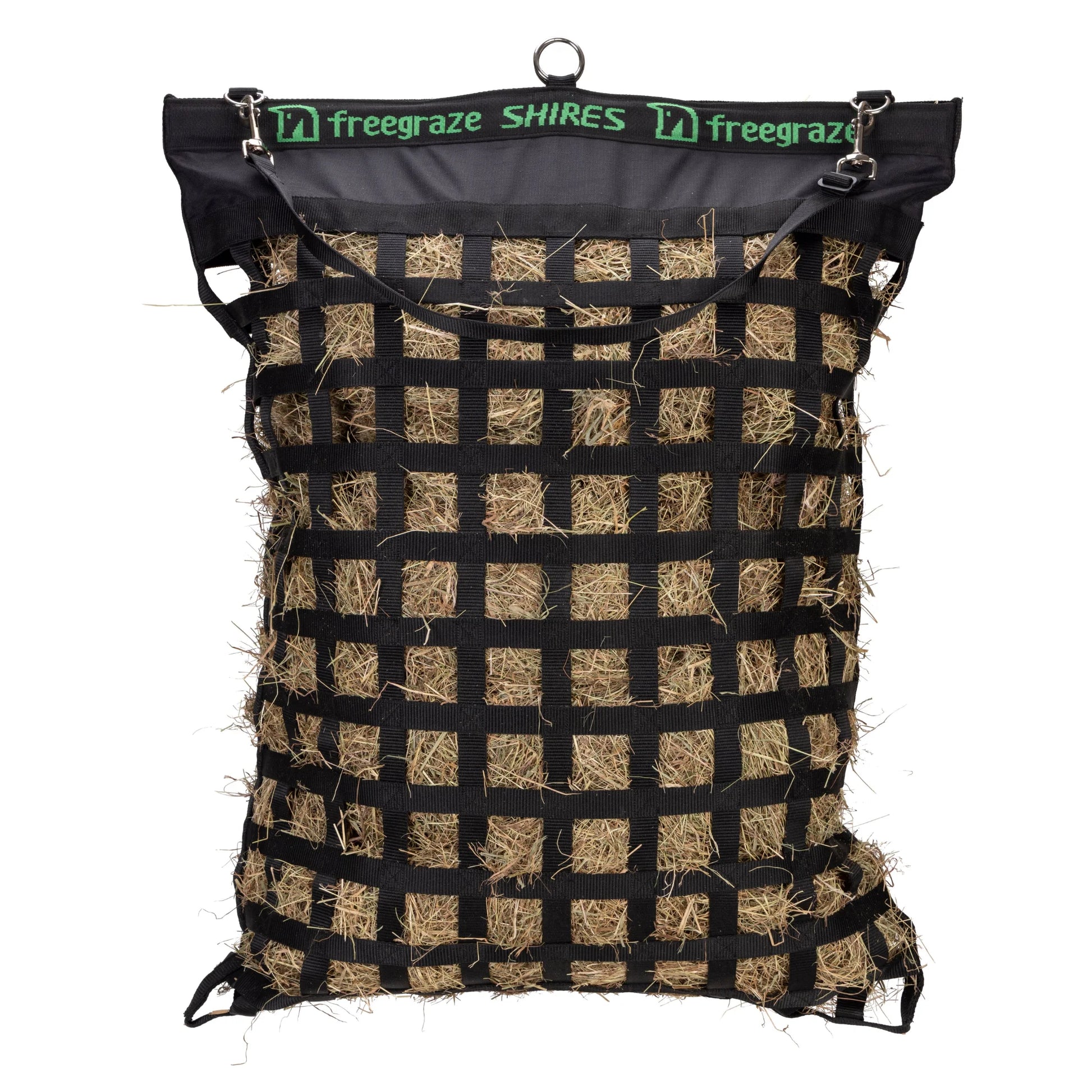 Shires FreeGraze Deluxe Web Hay Bag - Premium Slow Feed Equestrian Forage Bag