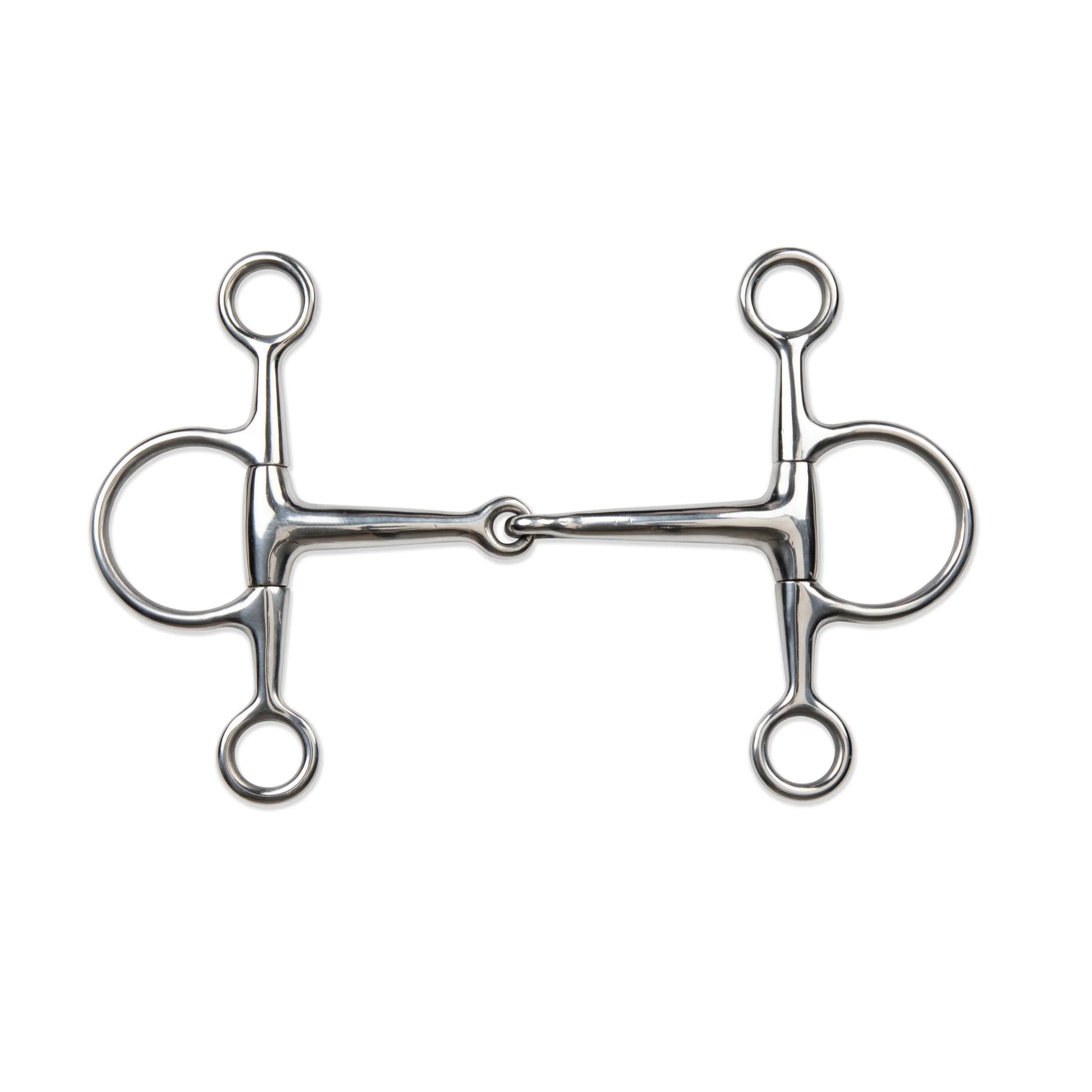 Shires Full Cheek Jointed Mouth Horse Bit - Stainless Steel - Multiple Sizes