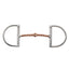 Shires Hunter Dee Bit with Twisted Copper Wire Mouthpiece - Stainless Steel