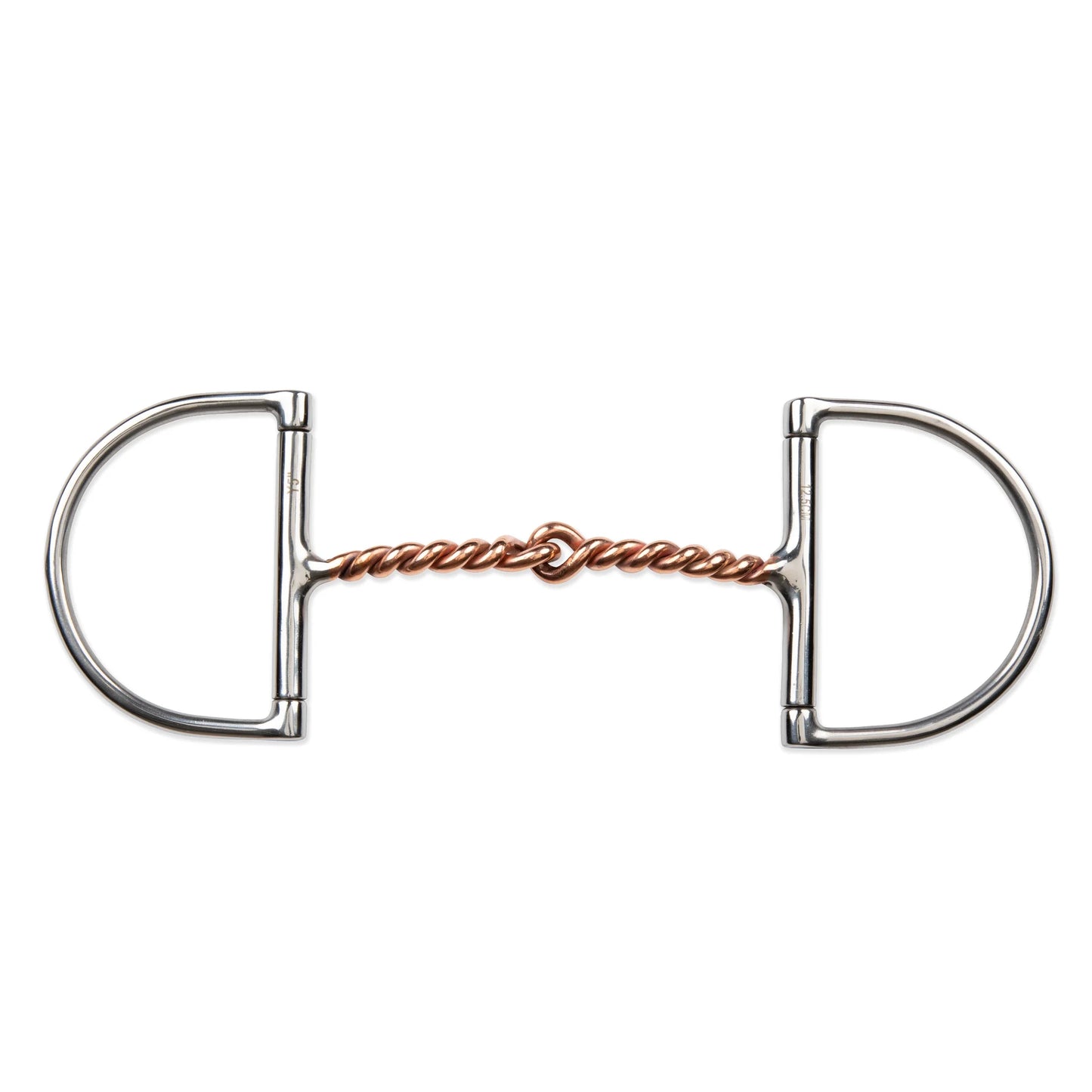 Shires Hunter Dee Bit with Twisted Copper Wire Mouthpiece - Stainless Steel