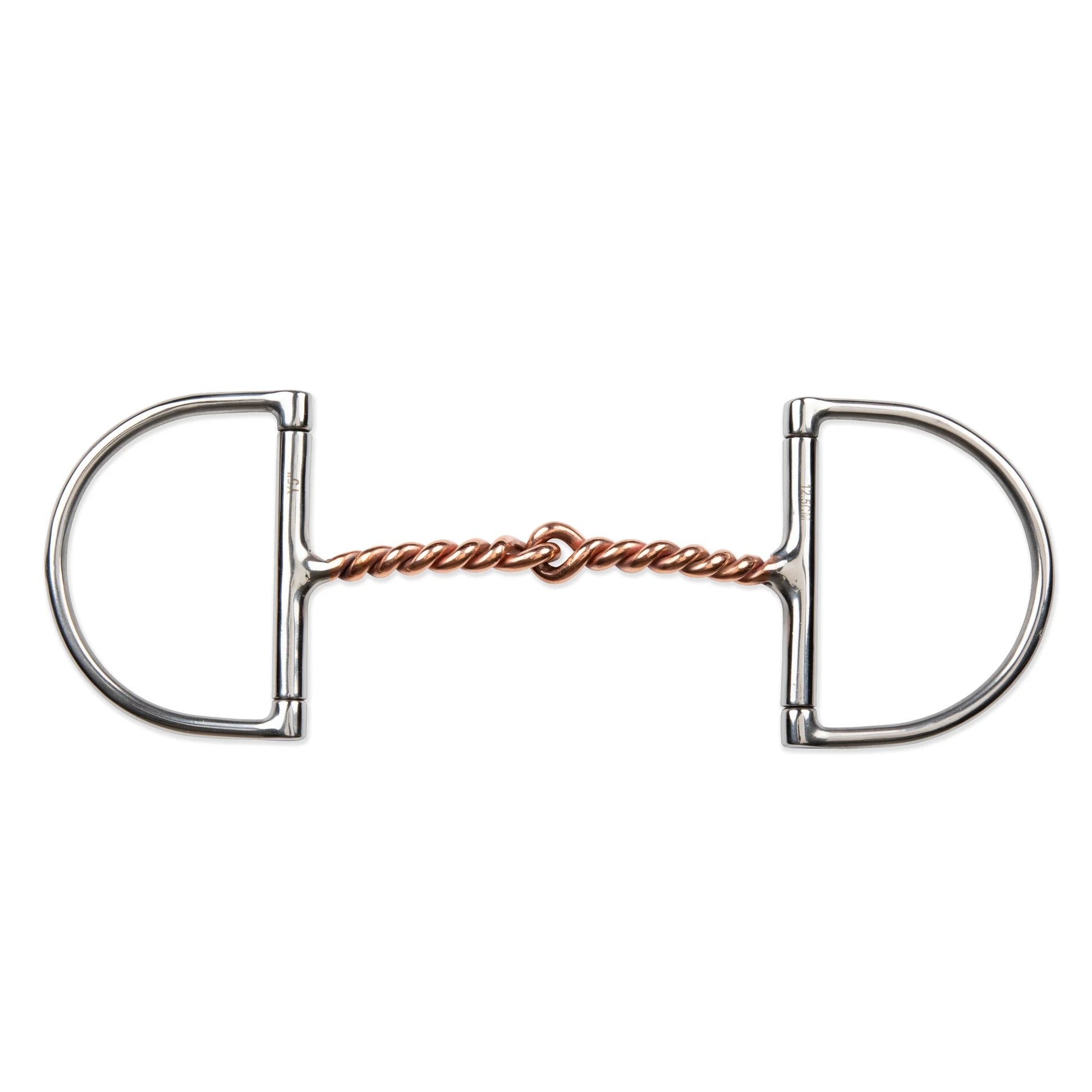 Shires Hunter Dee Bit with Twisted Copper Wire Mouthpiece - Stainless Steel