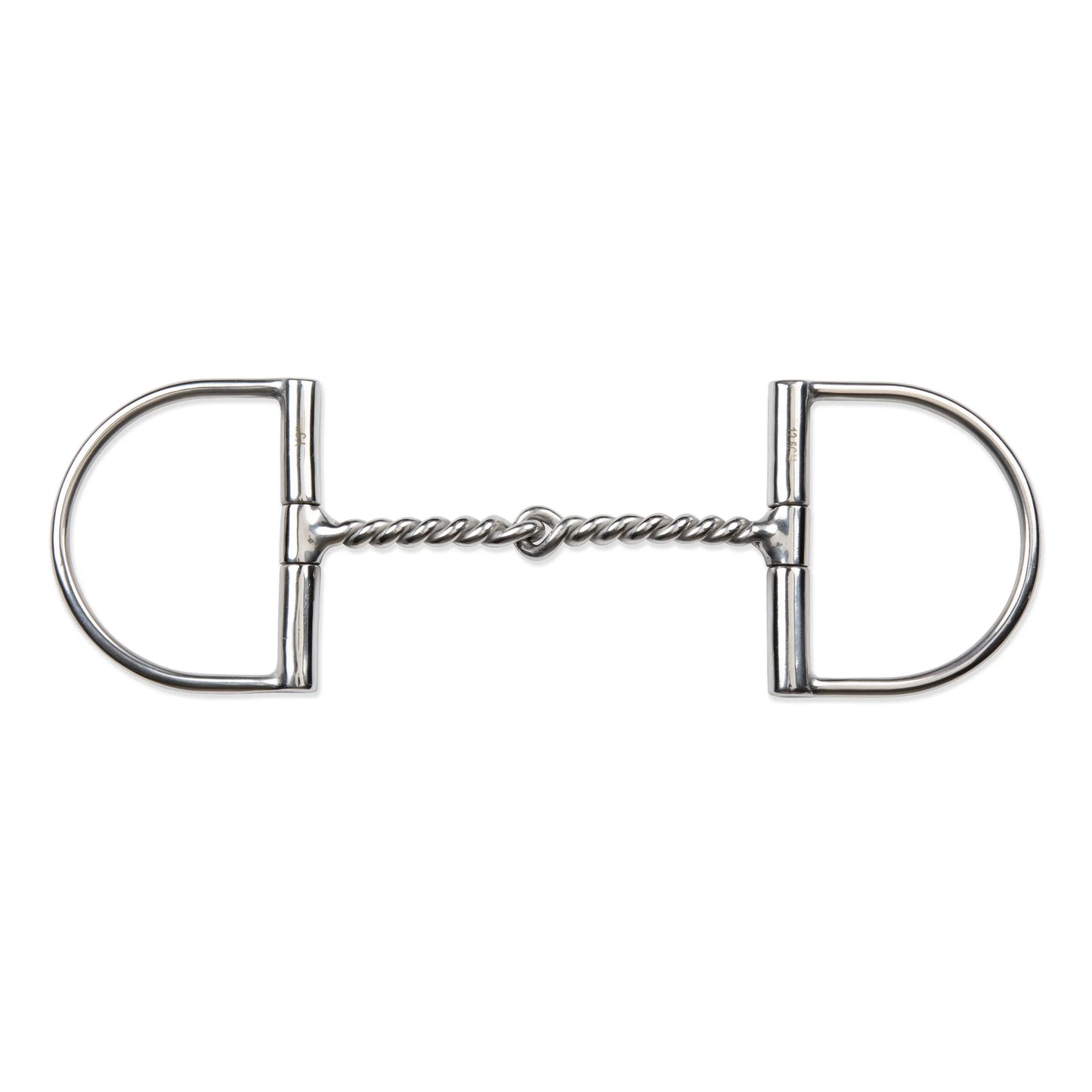 Shires Hunter Dee Bit with Twisted Wire Mouthpiece - Stainless Steel - Multiple Sizes 800376