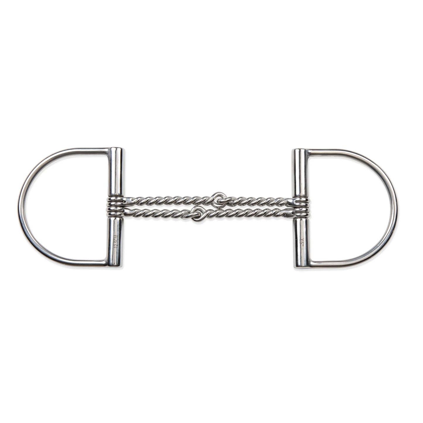 Shires Hunter Dee Double Twisted Wire Stainless Steel Horse Bit - Multiple Sizes