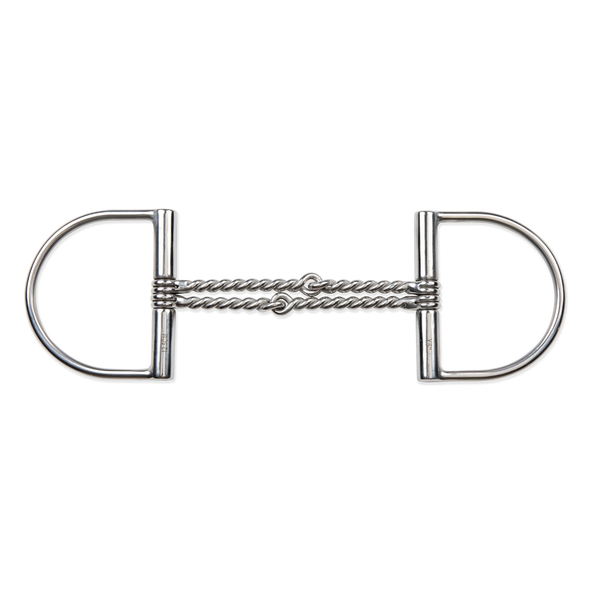 Shires Hunter Dee Double Twisted Wire Stainless Steel Horse Bit - Multiple Sizes