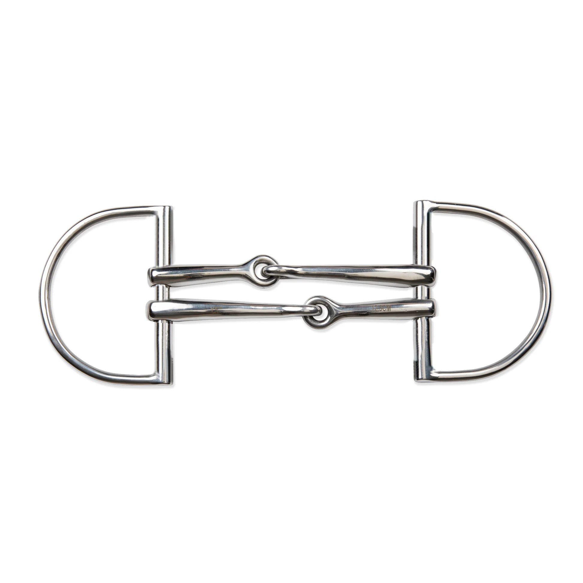 Shires Hunter Dee Offset Double Jointed Stainless Steel Horse Bit - Multiple Sizes