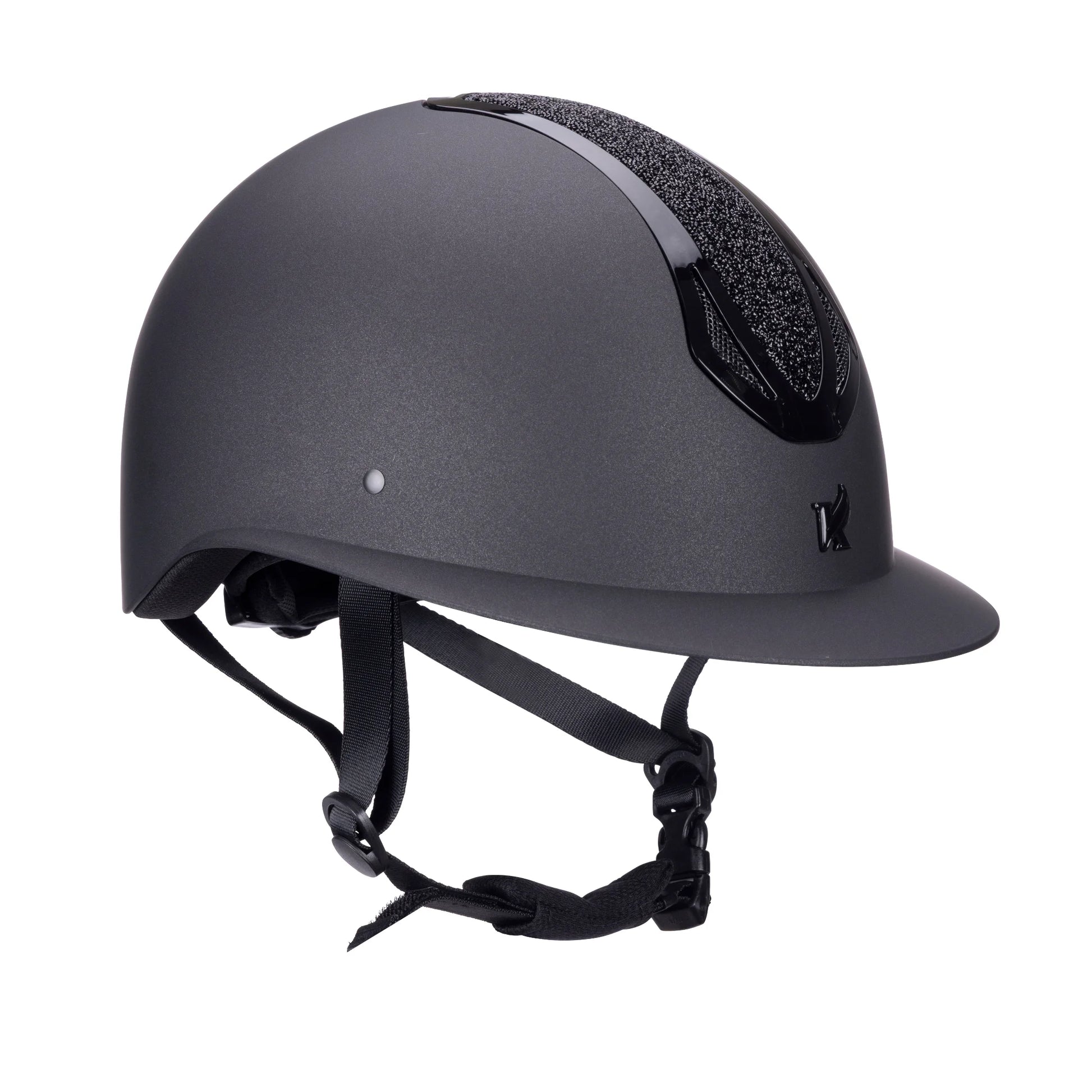 Shires Karben Sonic Alessa Riding Hat - Wide Brim Crystal Finish Equestrian Helmet