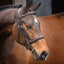 Shires Lusso Hunter Cavesson Bridle - Premium Italian Leather Padded English Horse Bridle