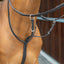 Shires Lusso Running Martingale - Premium Leather Equestrian Training Equipment