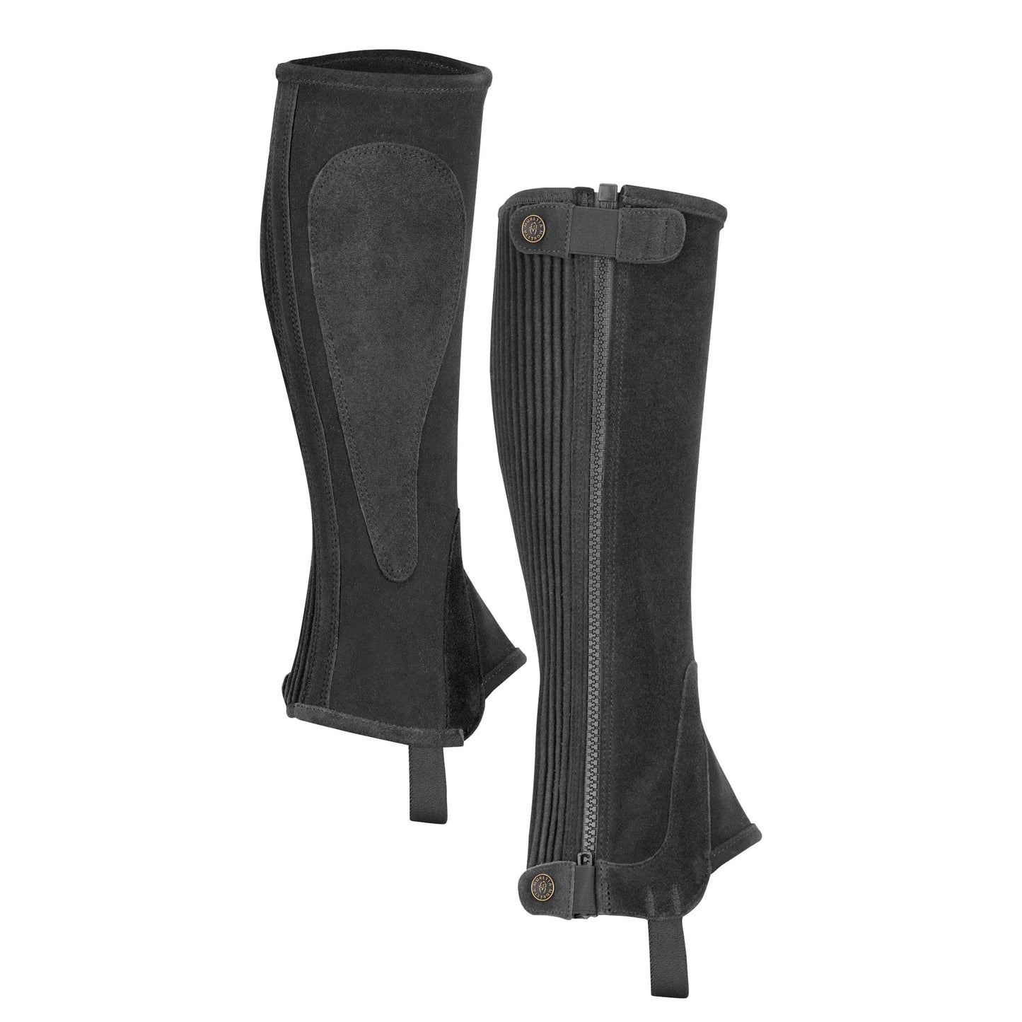 Shires Moretta Suede Half Chaps - Premium Equestrian Leg Protection - Multiple Sizes