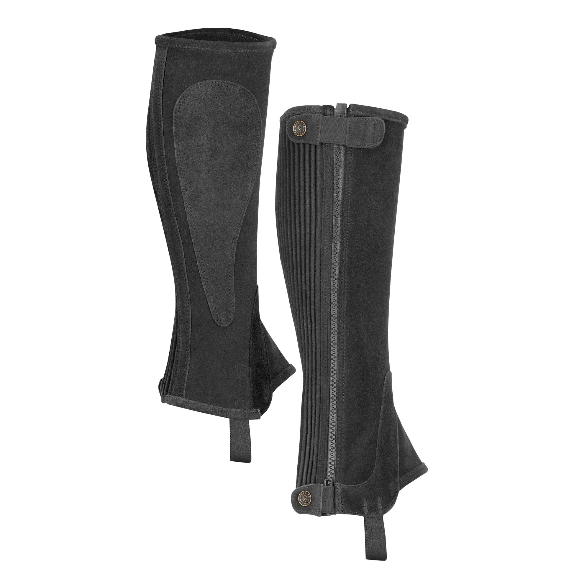 Shires Moretta Suede Half Chaps - Premium Equestrian Leg Protection - Multiple Sizes