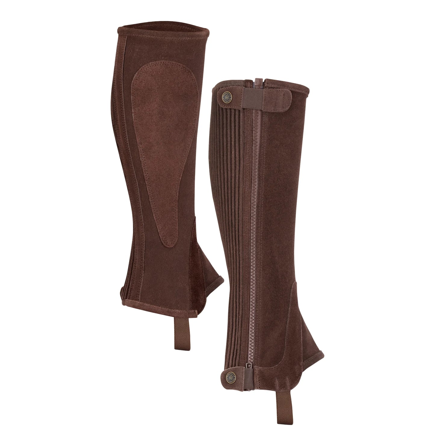 Shires Moretta Suede Half Chaps - Premium Equestrian Leg Protection - Multiple Sizes
