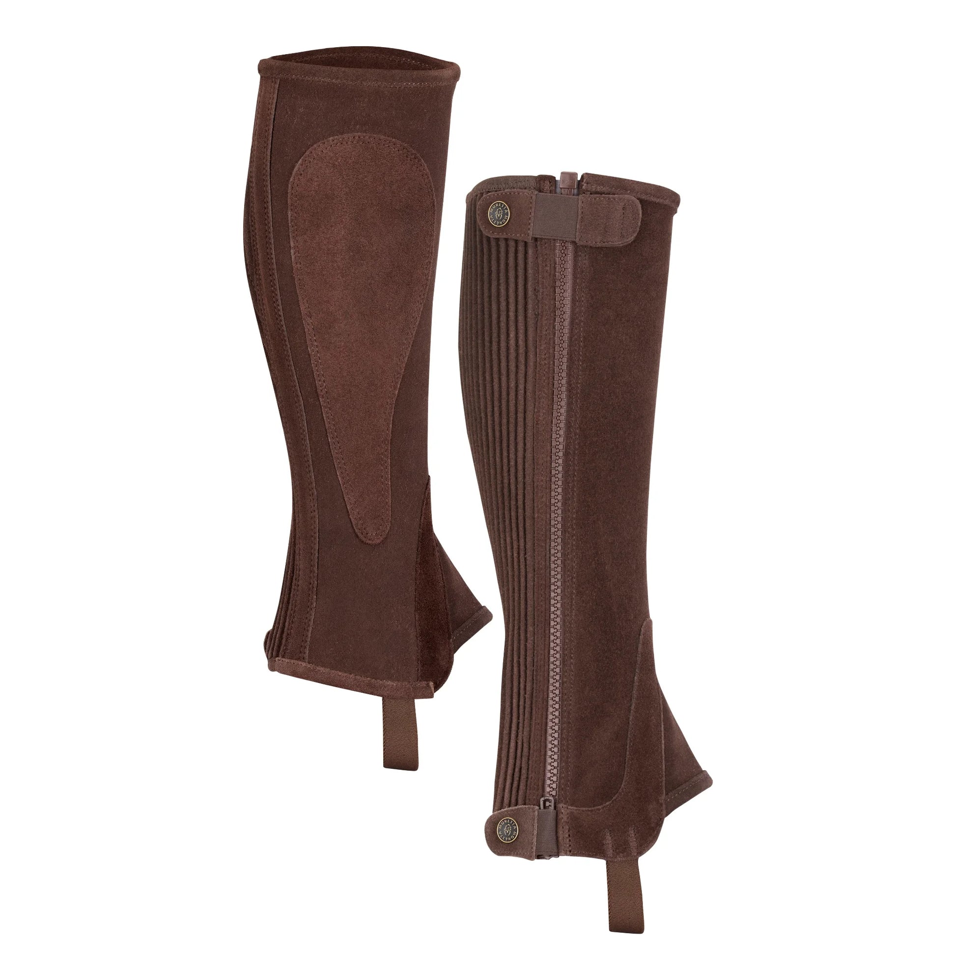 Shires Moretta Suede Half Chaps - Premium Equestrian Leg Protection - Multiple Sizes