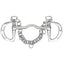 Shires Slotted Cheek Port Mouth Kimblewick Stainless Steel Horse Bit - Multiple Sizes