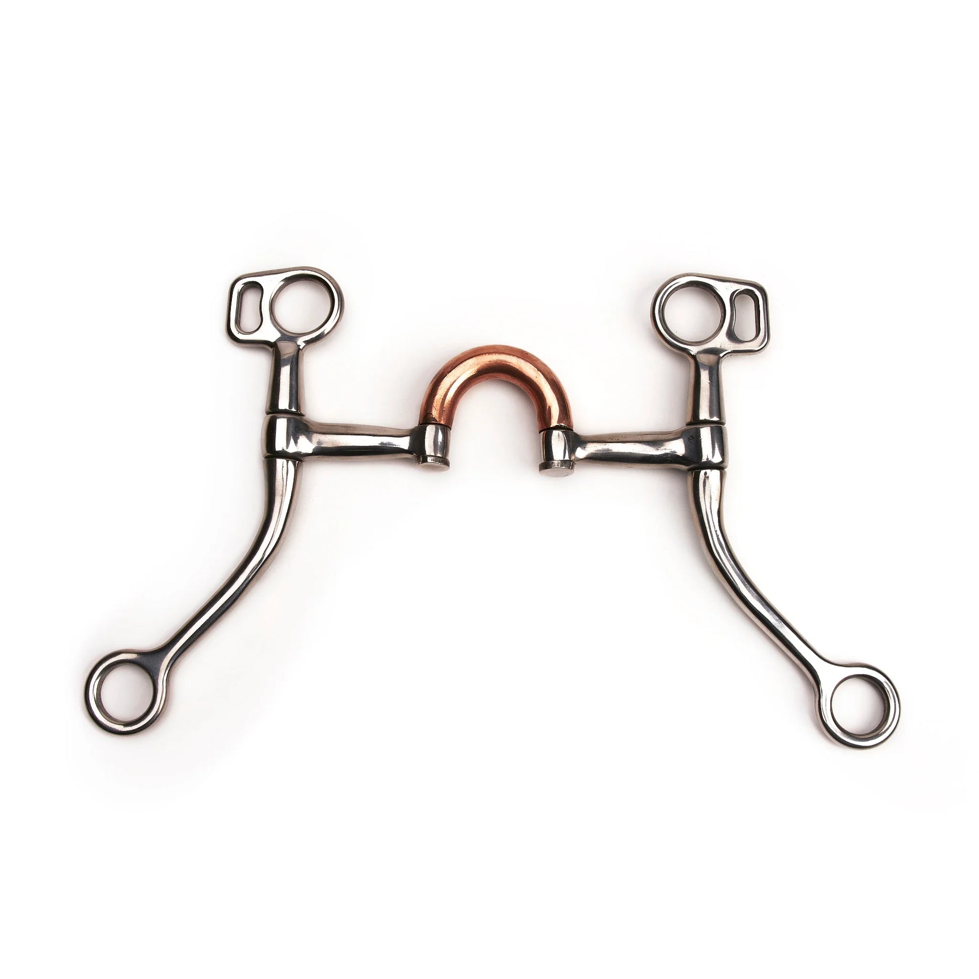 Shires Stainless Steel Correction Port Bit with Copper Port - Western Horse Bit
