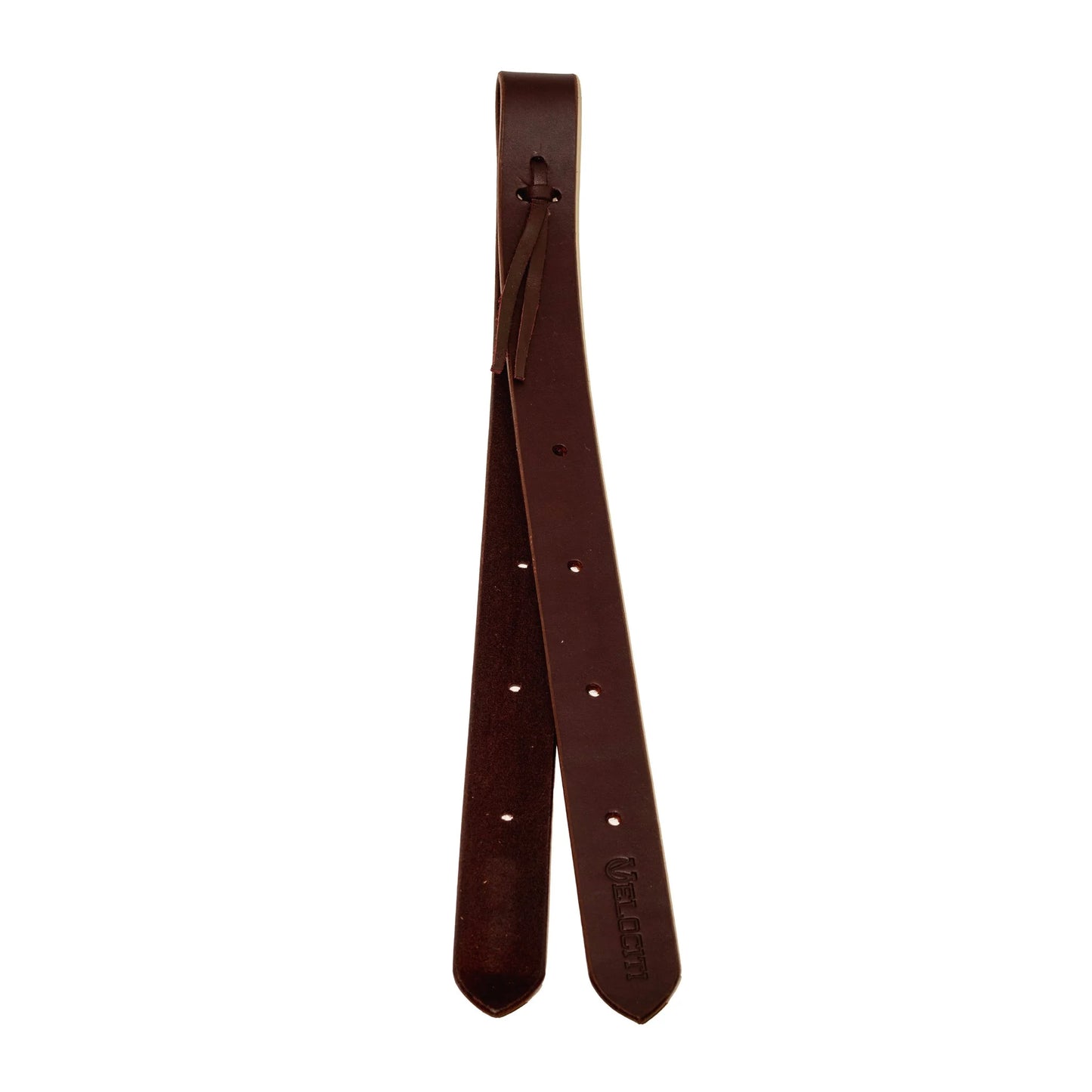 Shires Velociti Leather Western Off Billet - Dark Oil Premium Horse Tack