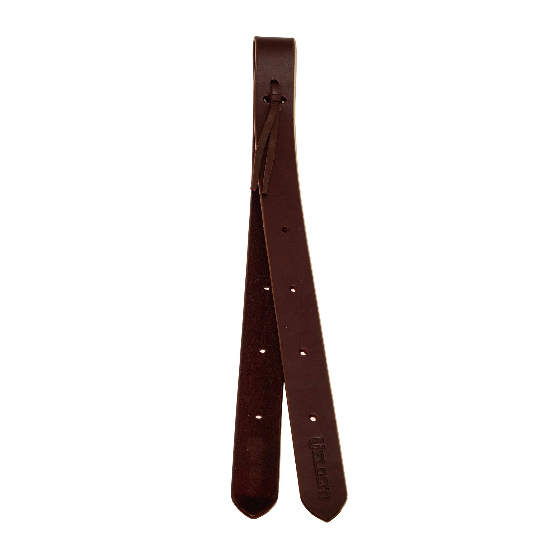 Shires Velociti Leather Western Off Billet - Dark Oil Premium Horse Tack