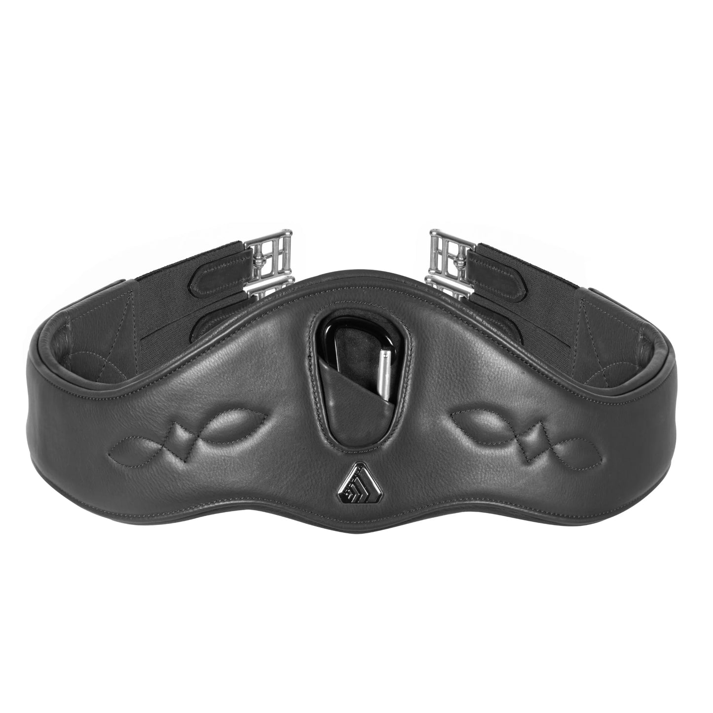 Shires Velociti Lusso Anatomical Girth - Premium Ergonomic Padded Leather Horse Girth