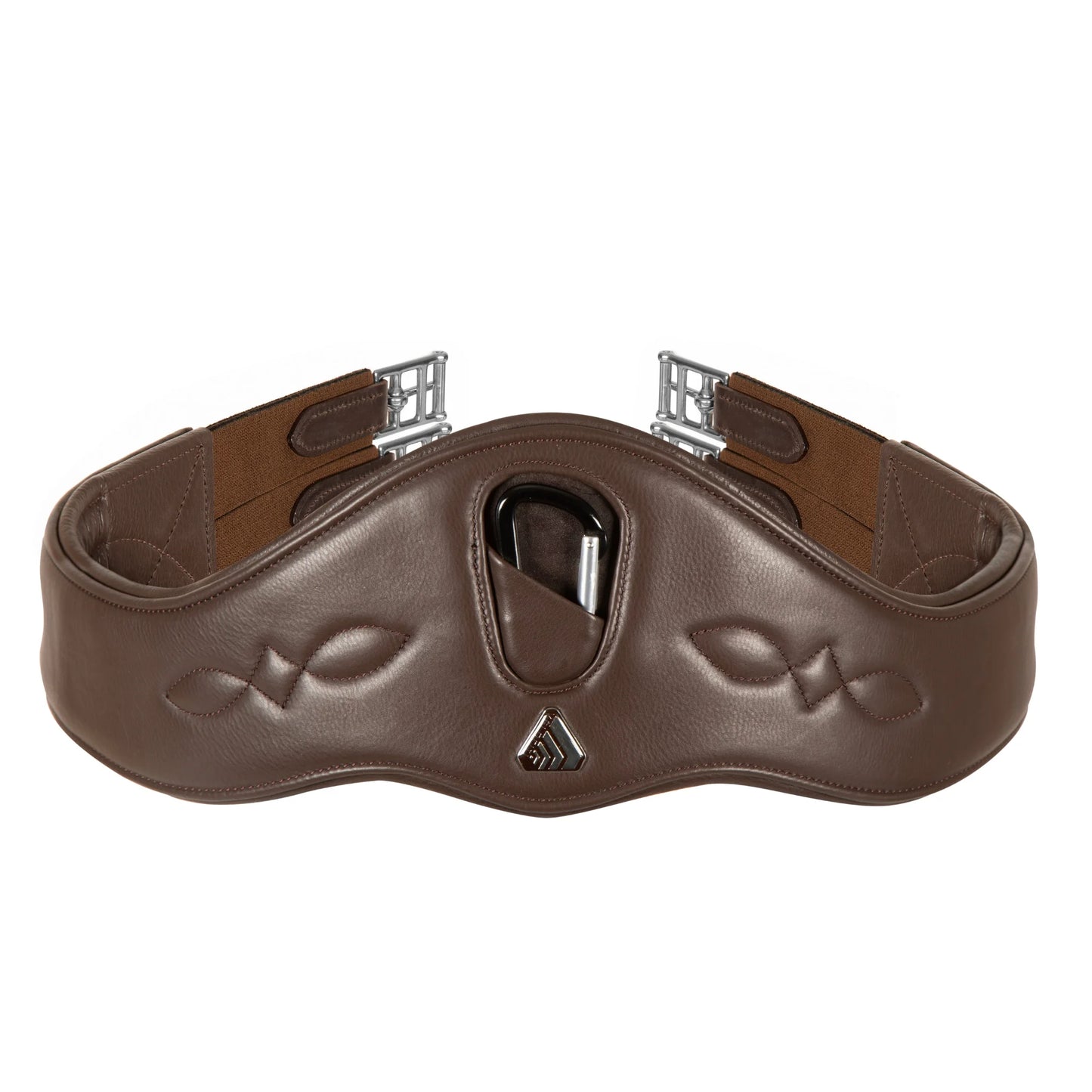 Shires Velociti Lusso Anatomical Girth - Premium Ergonomic Padded Leather Horse Girth