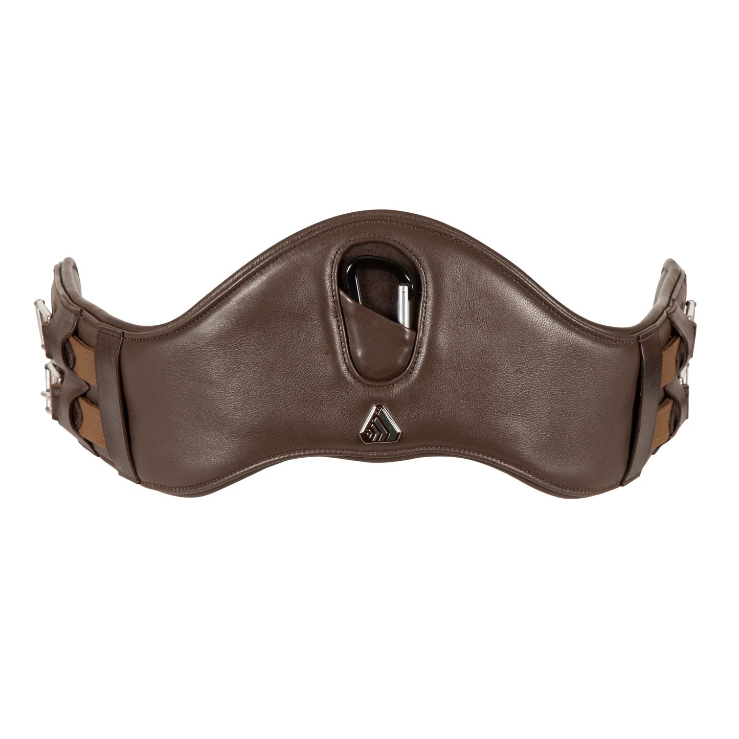 Shires Velociti Lusso Dressage Girth - Premium Leather Anatomical Horse Girth - Multiple Sizes