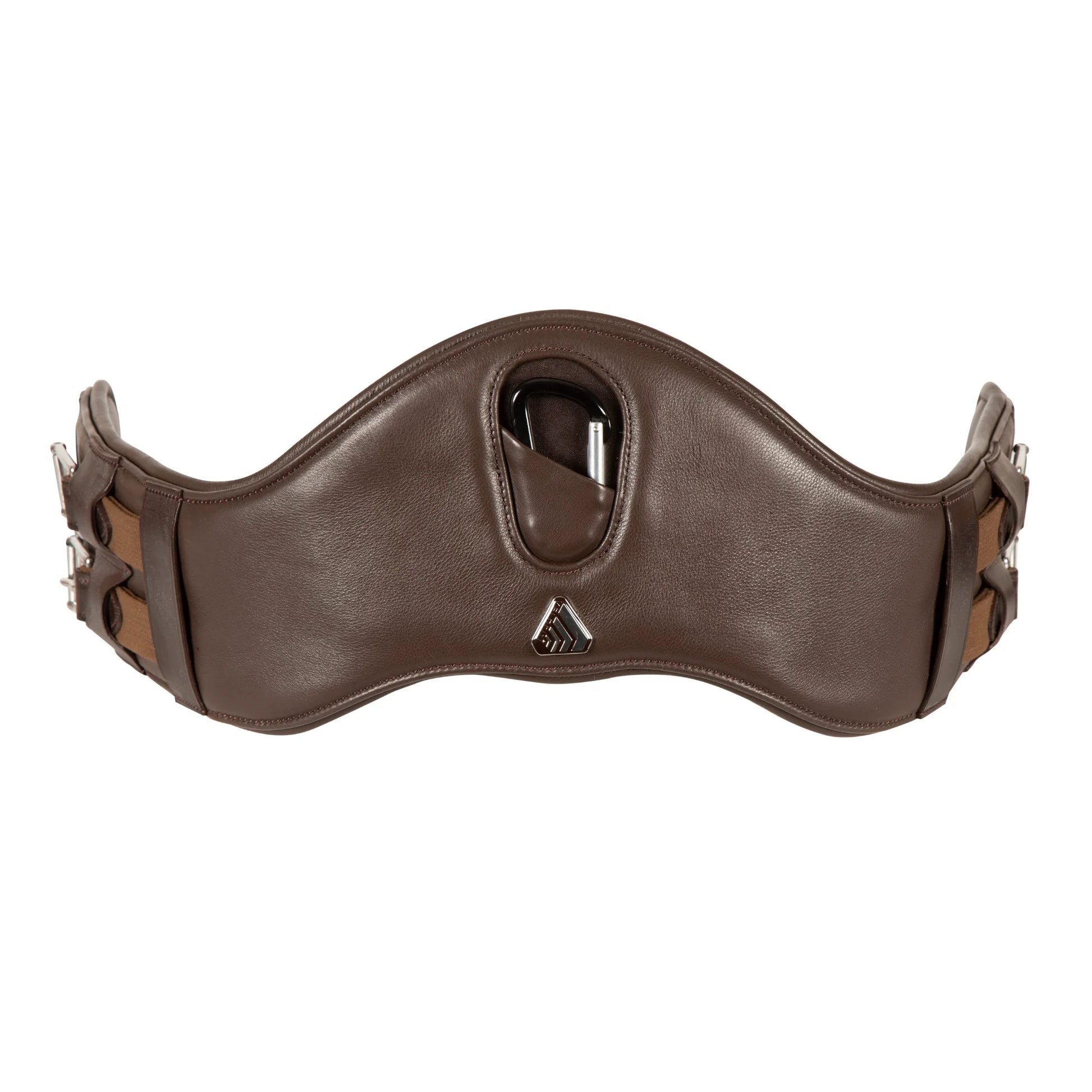 Shires Velociti Lusso Dressage Girth - Premium Leather Anatomical Horse Girth - Multiple Sizes