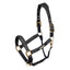 Shires Velociti Lusso Padded Leather Headcollar with Breakaway - Premium Padded Leather Horse Halter