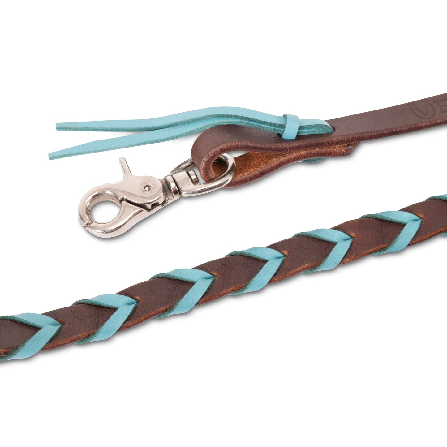 Shires Velociti Roper Rein - 5/8" Width - Premium Leather Western Performance Rein