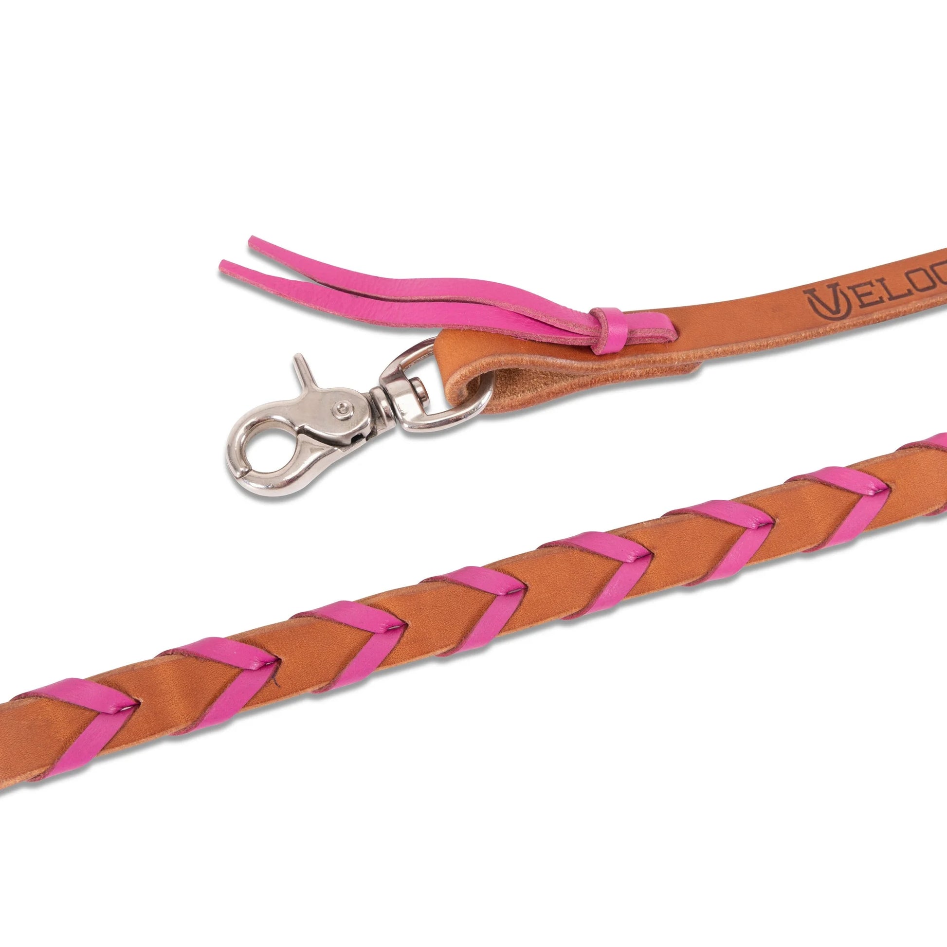 Shires Velociti Roper Rein - 5/8" Width - Premium Leather Western Performance Rein