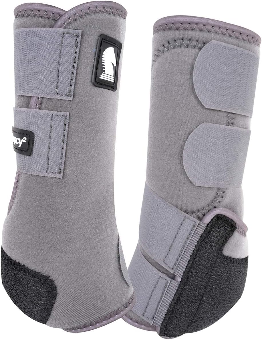 Classic Equine Legacy Boots Steel Grey Hind Small (Sell out) - Hooves and Paws